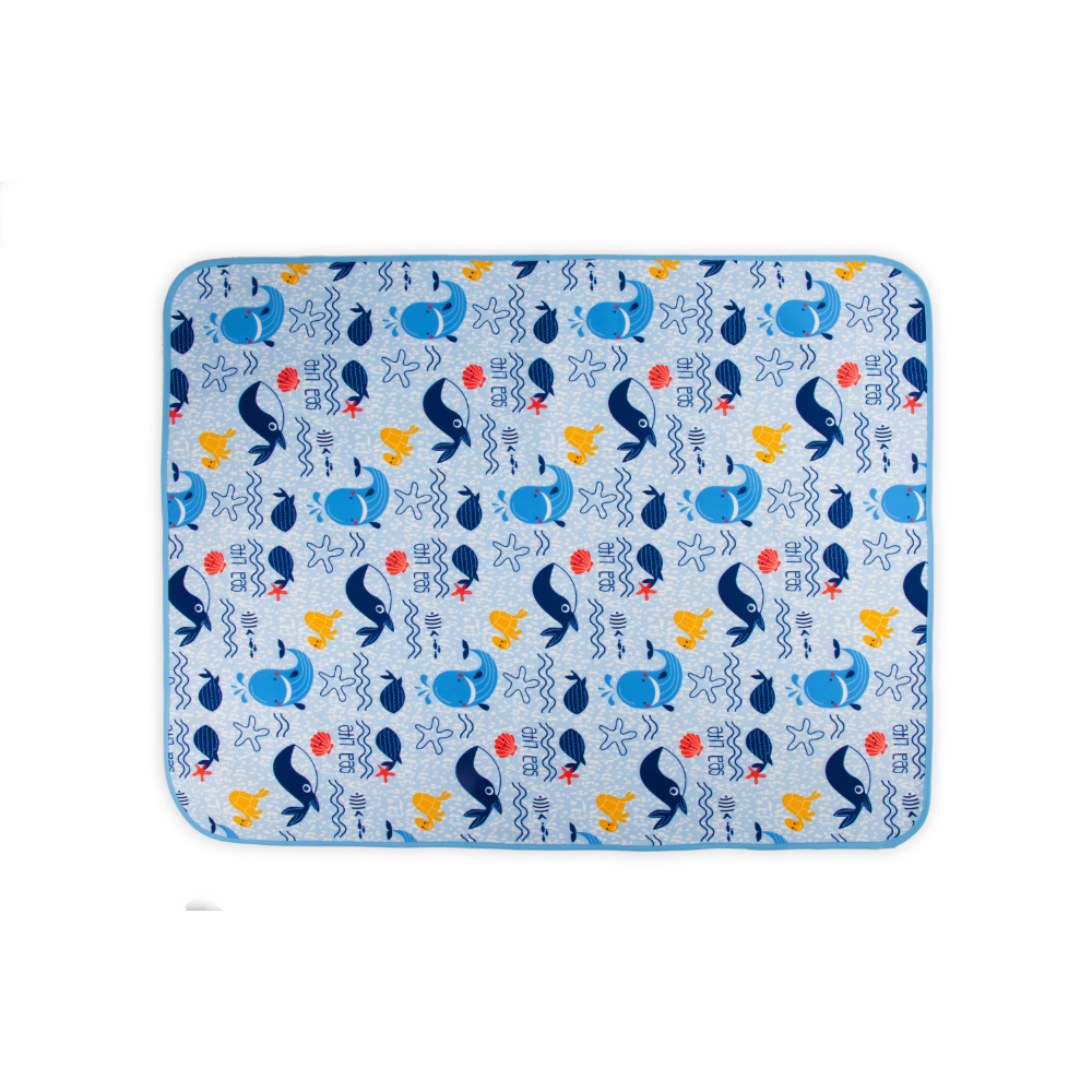 Night Angel - Baby Diaper Changing Mat Waterproof Portable & Foldable - Whale