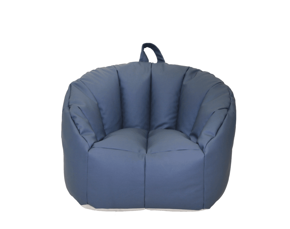 Little Angel Kids Bean Bag Lounge Pouf Lazy Chair - Blue