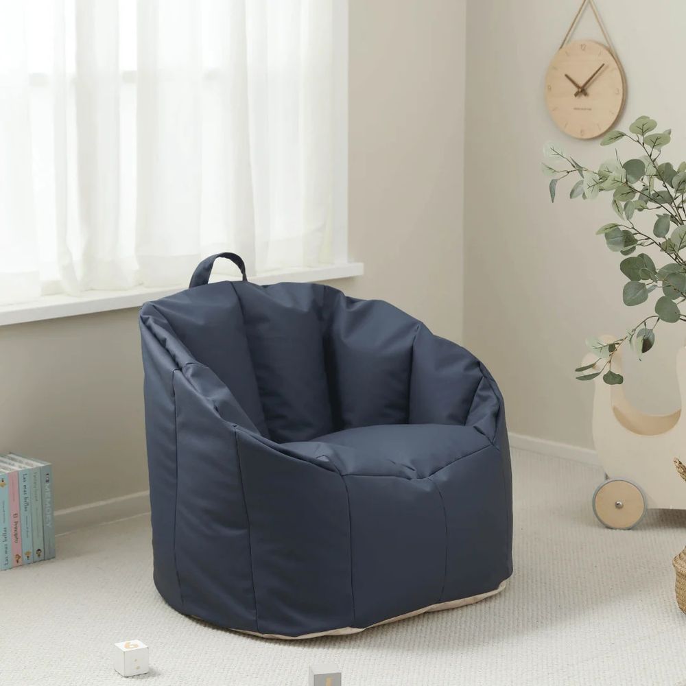 Little Angel Kids Bean Bag Lounge Pouf Lazy Chair - Blue