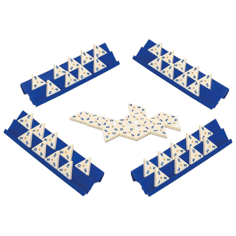 كايرو - لعبة لوحية دومينو ثلاثي الزوايا مع علبة معدنية - عدد 61 