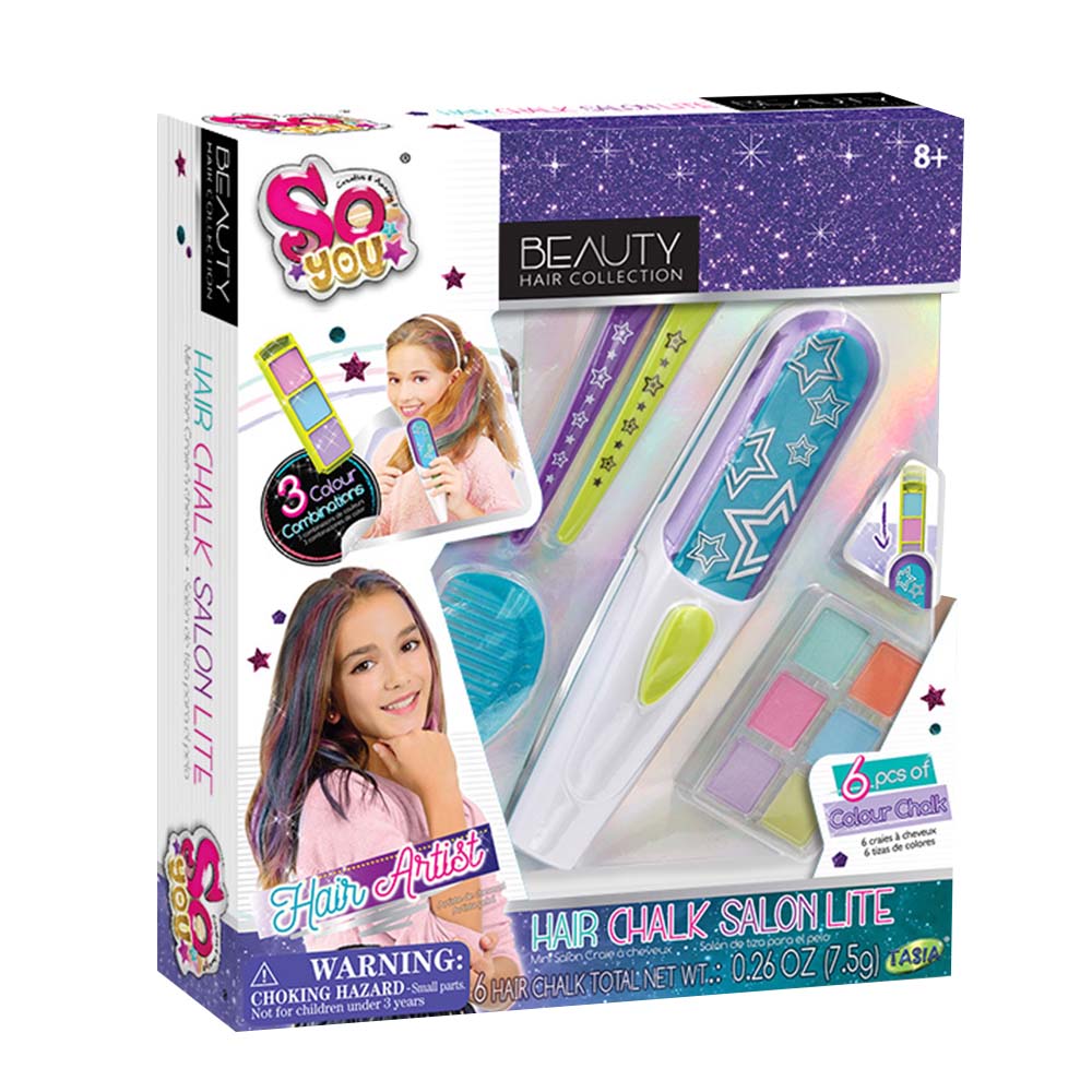 تاسيا - مجموعة صالون طباشير الشعر لايت سو يو - 9 قطع 