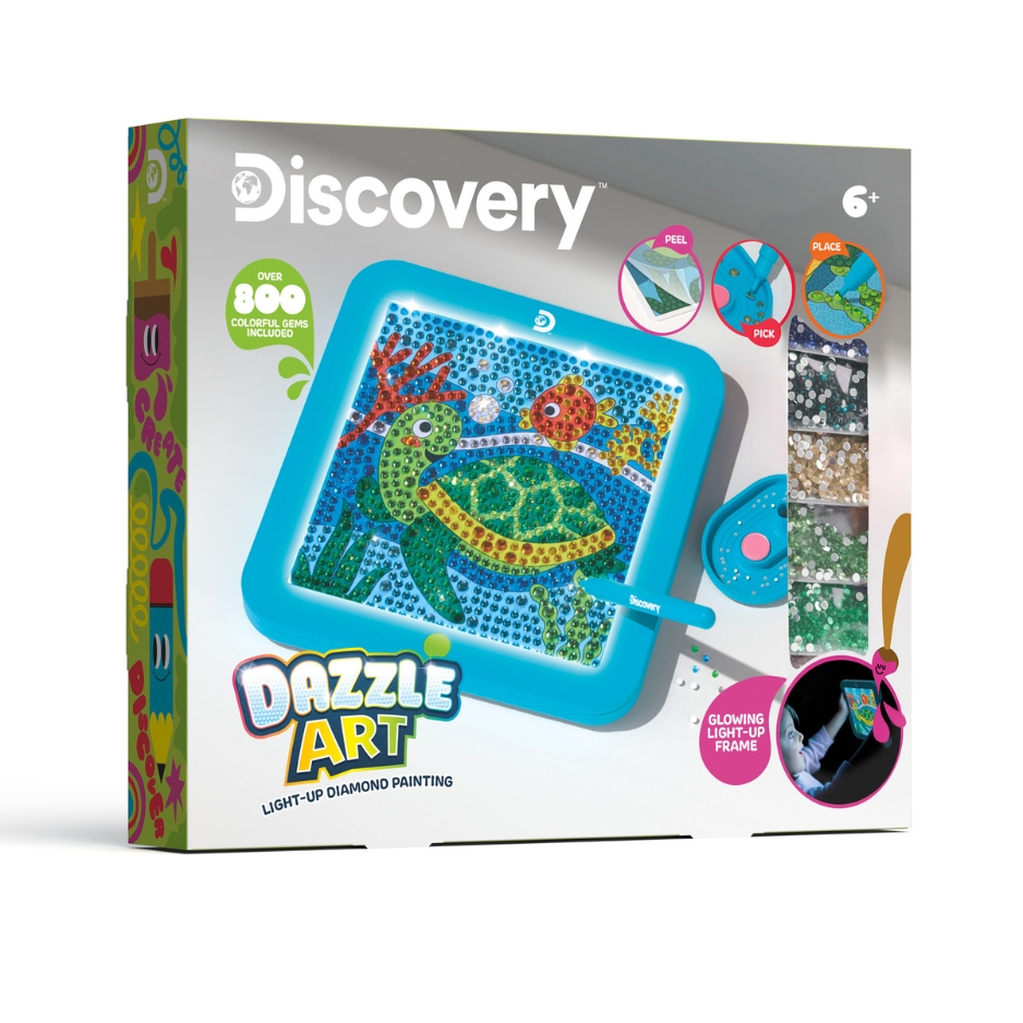 Discovery - Toy Dazzle Art Light-up Diamond Painting Kit
