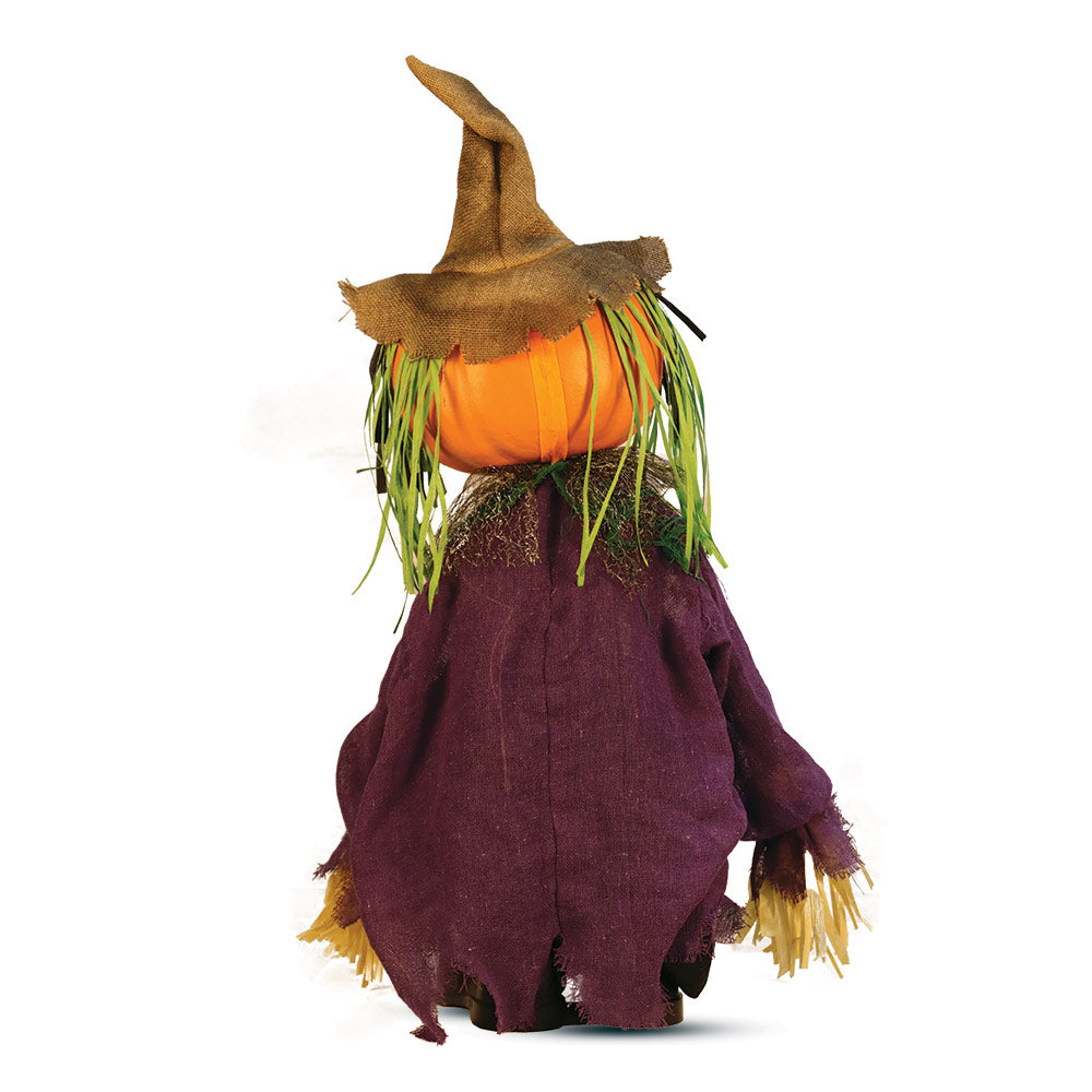 Mad Toys - Halloween Decoration - Spooky Standing Scarecrow With Light-Up Eyes