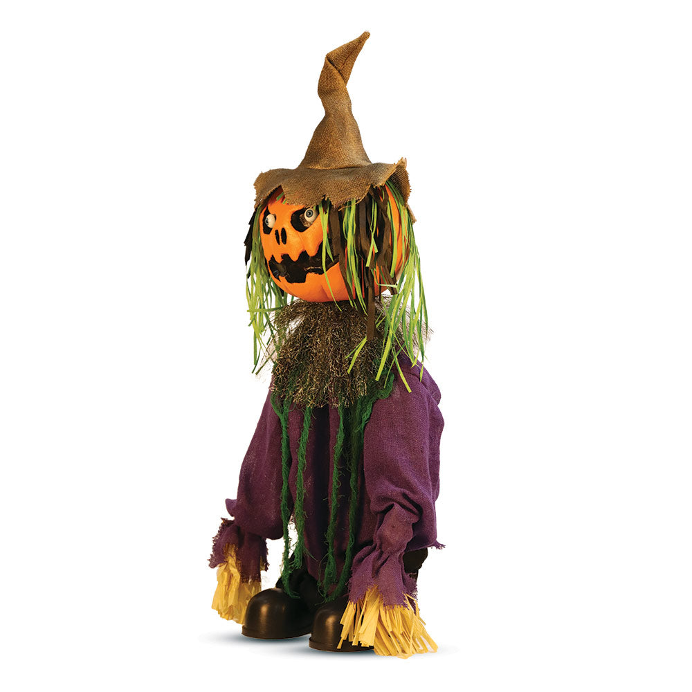 Mad Toys - Halloween Decoration - Spooky Standing Scarecrow With Light-Up Eyes
