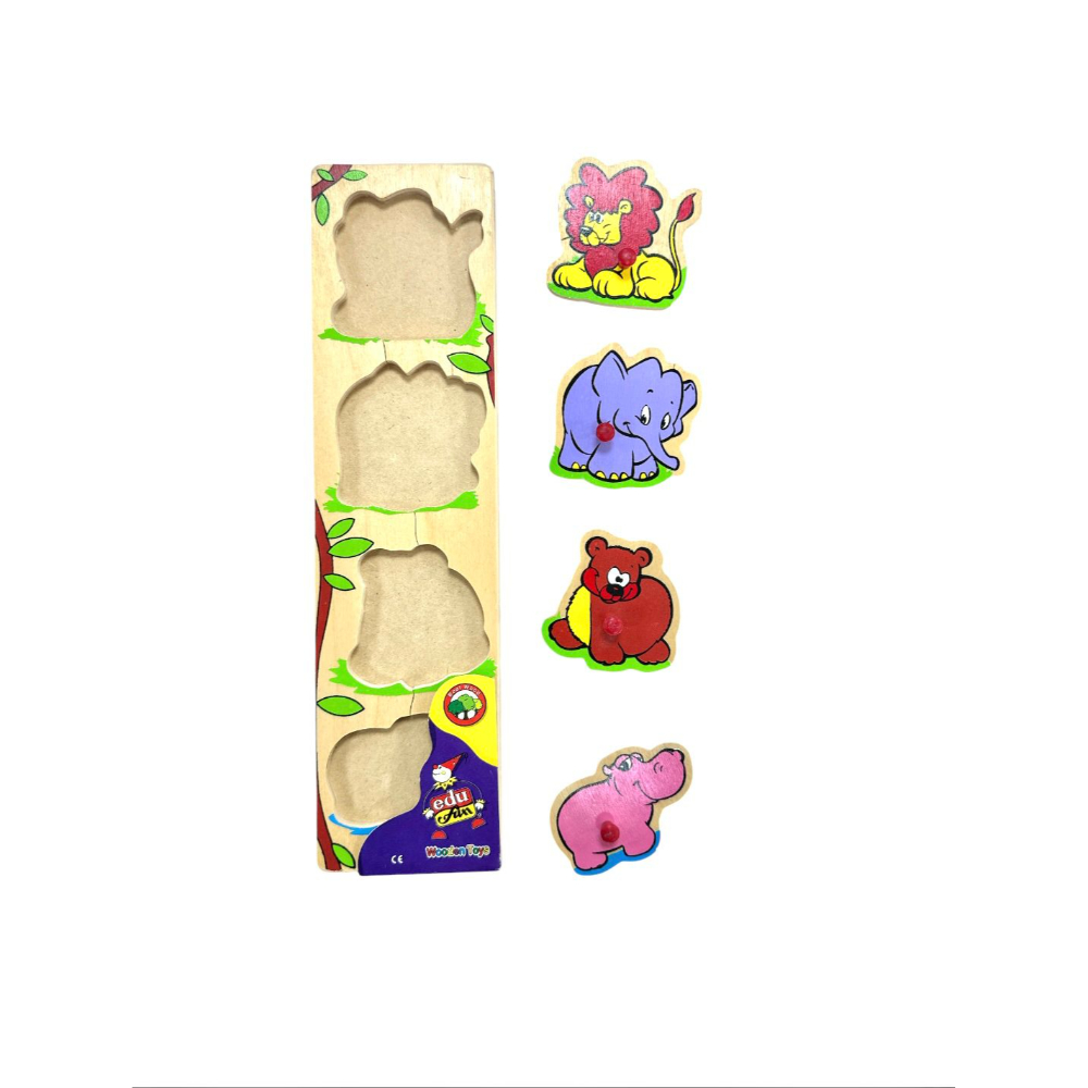 Edu Fun - At The Jungle Puzzle