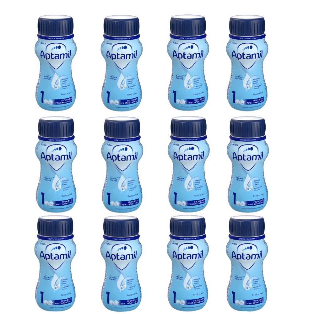 Aptamil - First Infant Milk Formula - 0-6M - 200 ml - Pack of 12