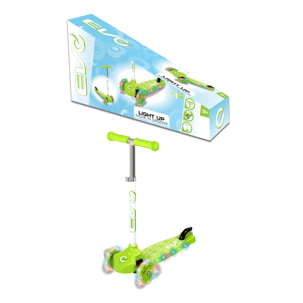 EVO - Light Up Move N Groove Scooter - Lime