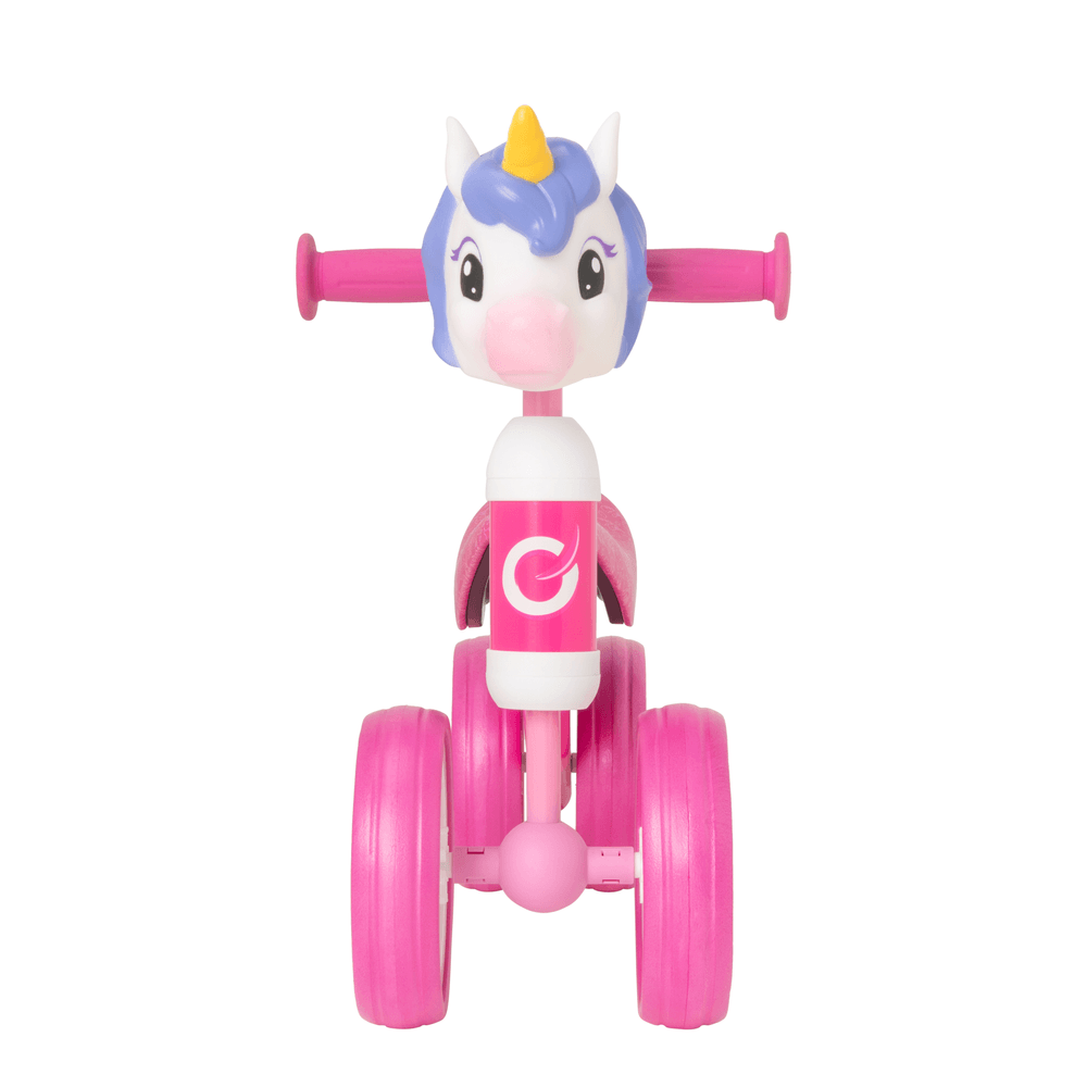 EVO - Character Head Bobble Bike - Unicorn - Pink