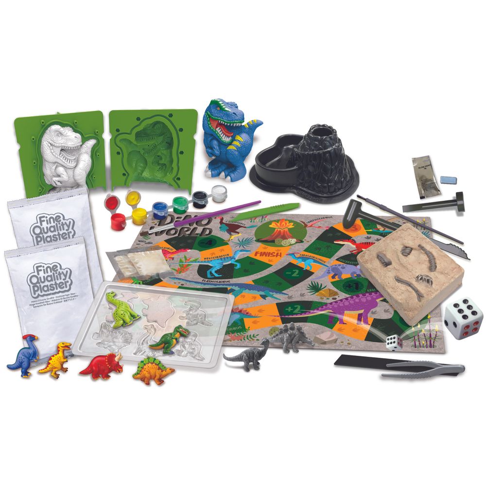 4M - STEAM Powered Kids Dinosaur World Science Kit - Multicolor