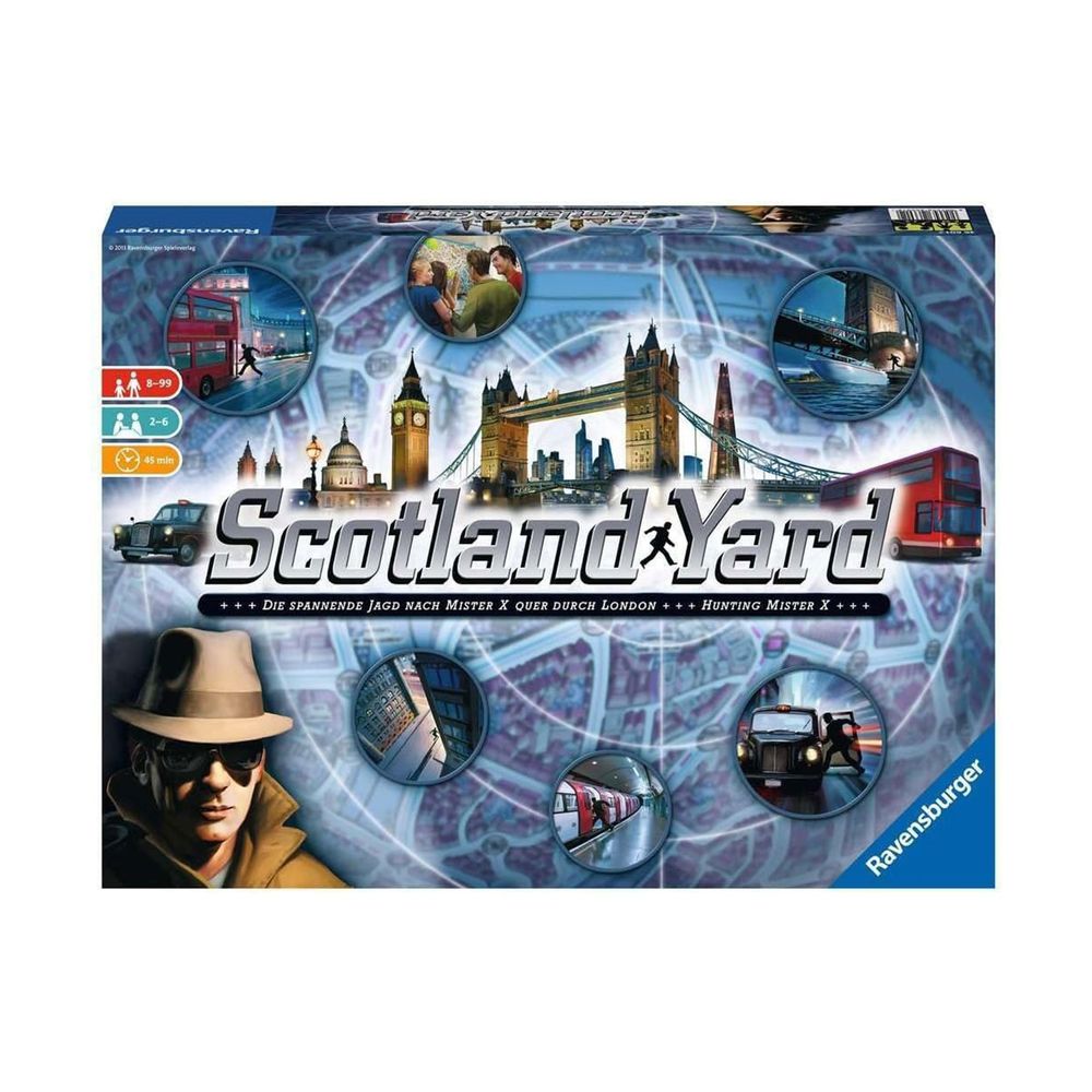 Ravensburger Scotland Yard Cooperative Board Game - Detective Chase In London