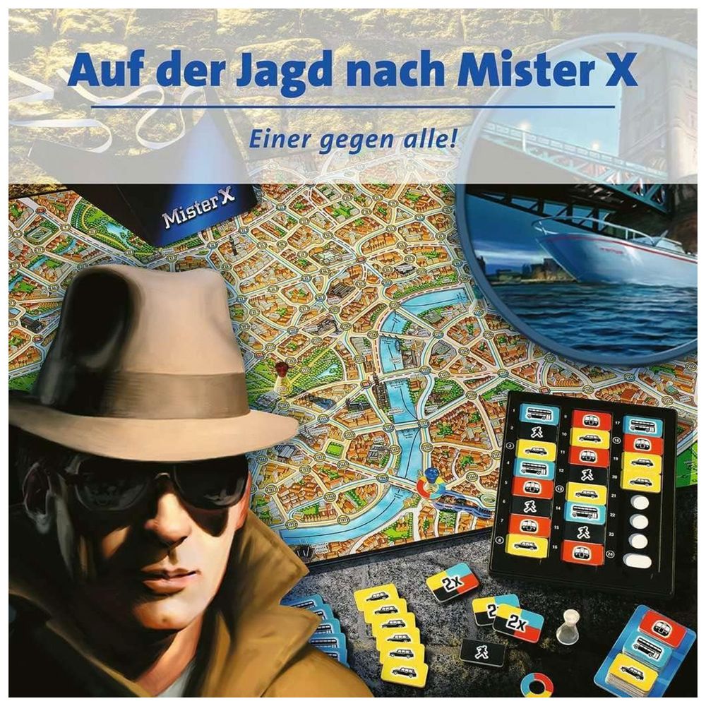 Ravensburger Scotland Yard Cooperative Board Game - Detective Chase In London