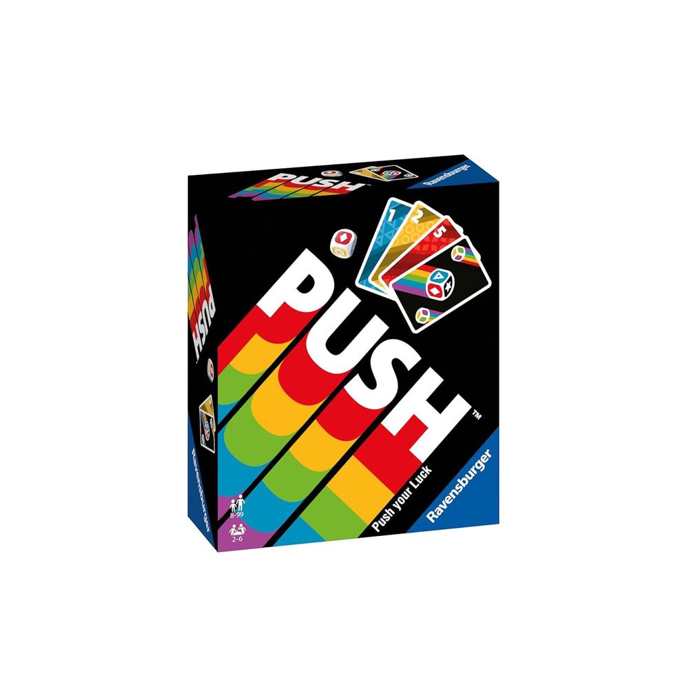 Ravensburger Push Family Card Game - Push Your Luck