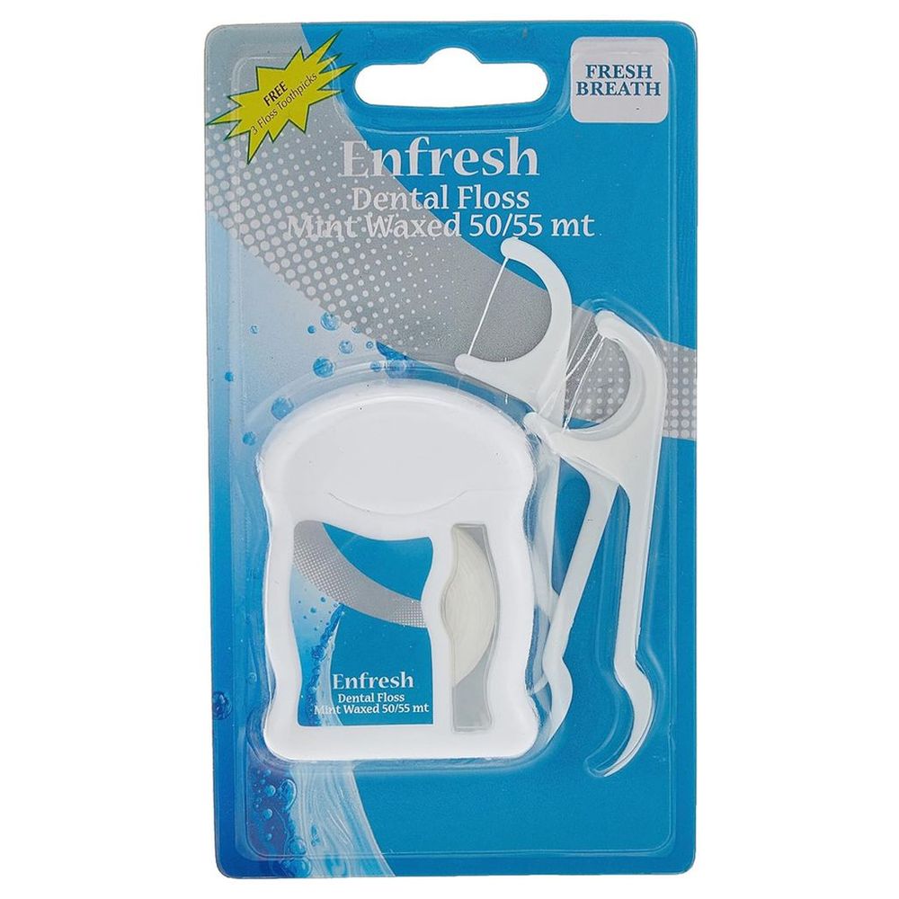 Enfresh - Dental Floss Mint Waxed - 50/55M