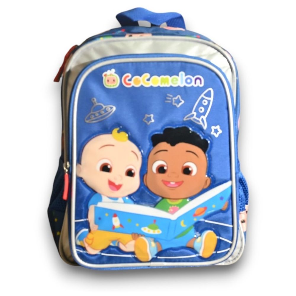 Hollywood Magic - 12-Inch Cocomelon Backpack And Pencilcase - Blue