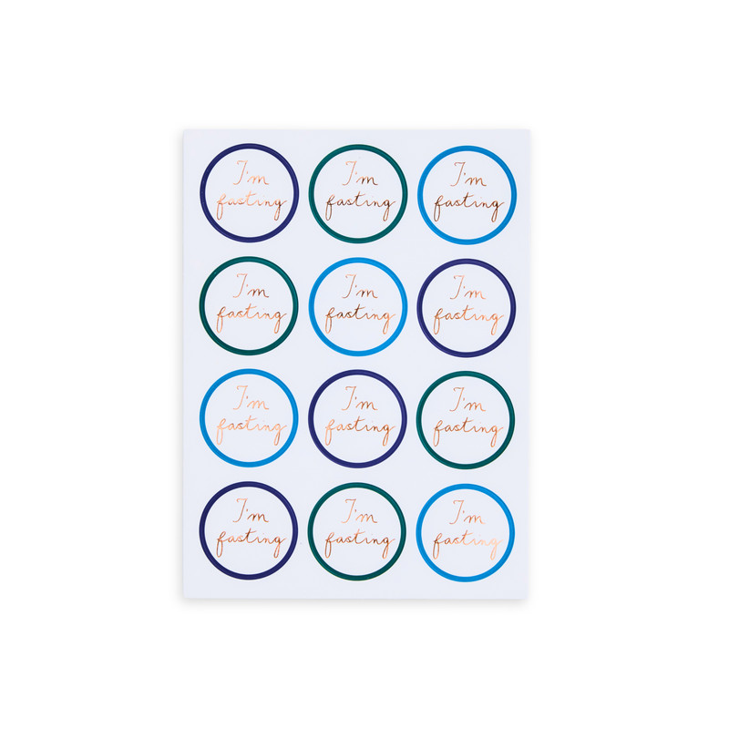 بارتي كاميل - ملصقات أنا صائم رمضان - 8 قطع