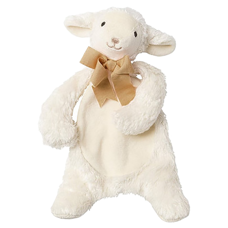 Maud n Lil - Organic Lamb Soft Toy Comforter - White/Sand
