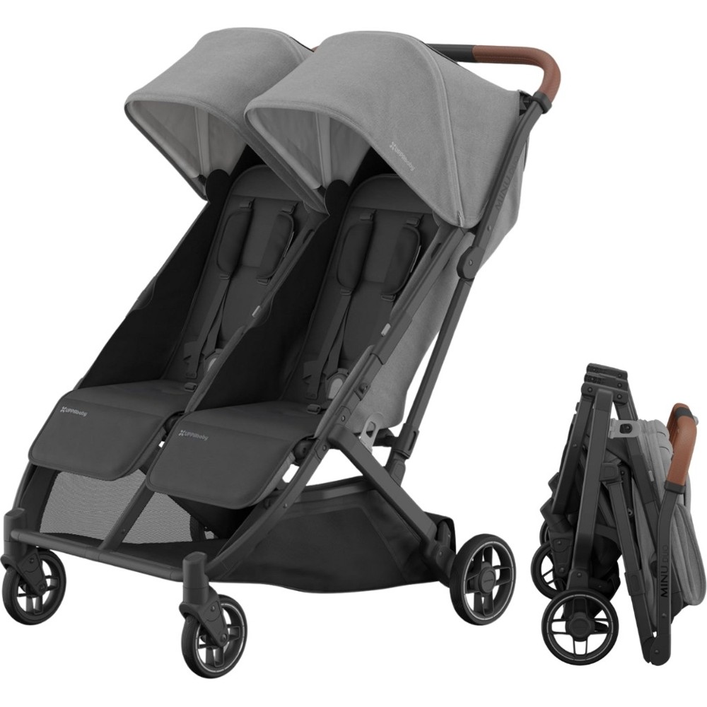 Uppababy - Minu Duo Double Stroller Greyson - Charcoal Melange