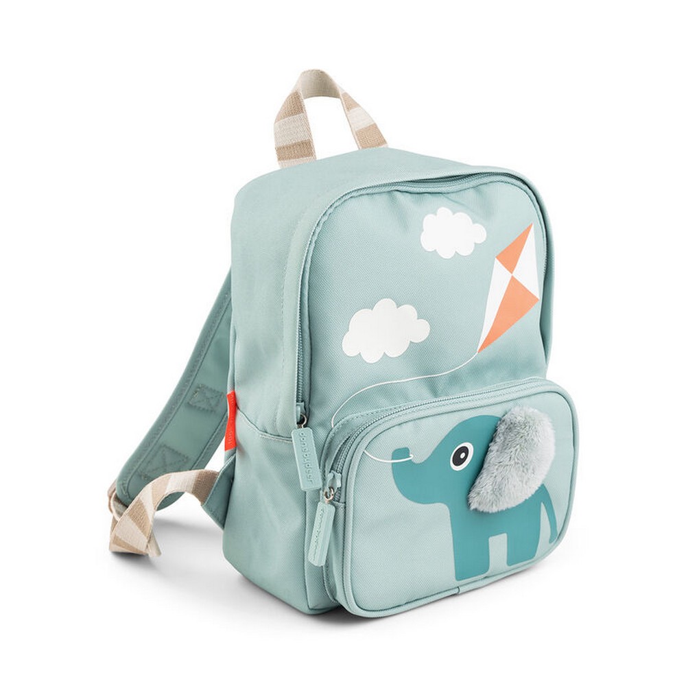 Done By Deer - Kids Canvas Backpack - Elphee - Blue - 10-Inch/25.5cm