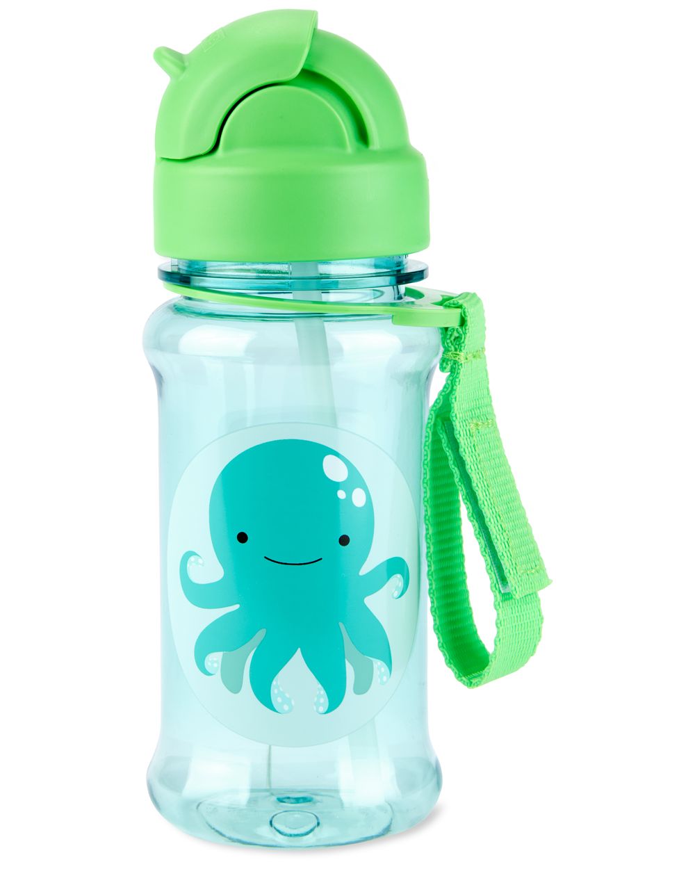 SkipHop - Zoo Straw Bottle - Octopus - 355ml