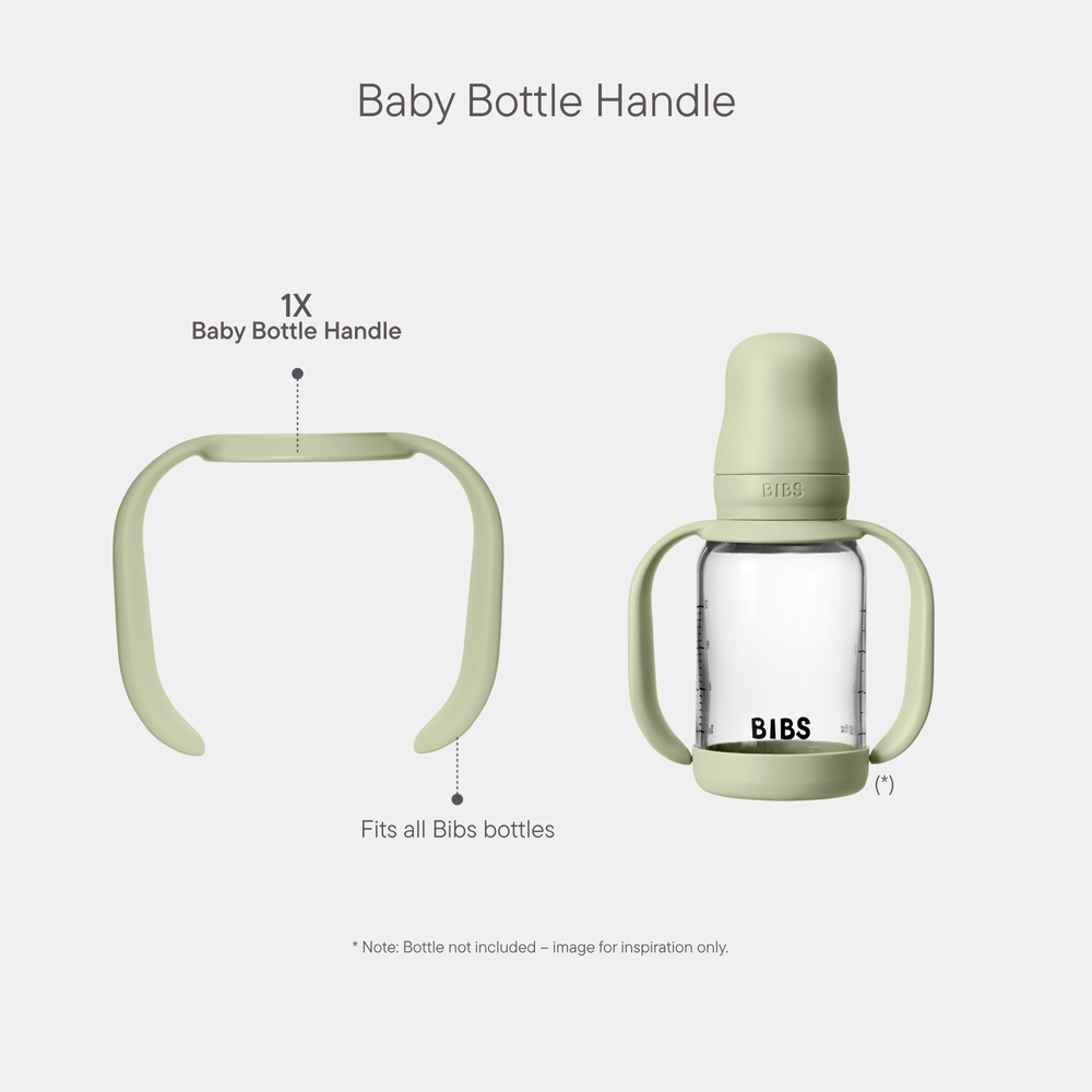 Bibs - Baby Bottle Handle Only - Sage