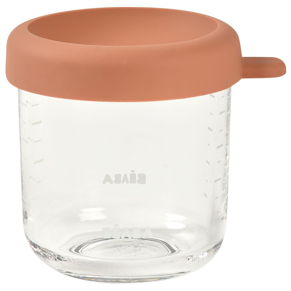 Beaba - Conservative Glass Food Container - Terracotta - 250 ml