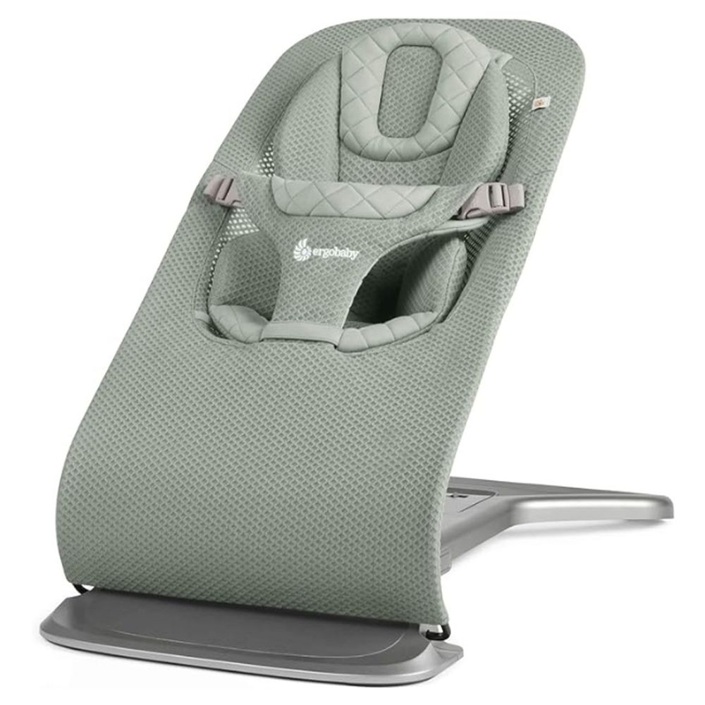 Ergobaby Evolve 3-in-1 Multi Position Baby Mesh Bouncer - Sage Green