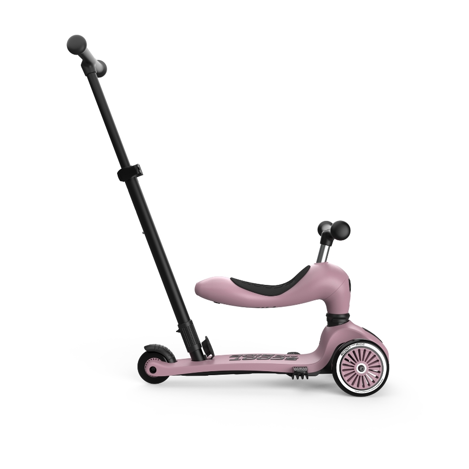 Scoot & Ride - 2-In-1 Highwaykick 1 Push And Go Scooter - Wildberry