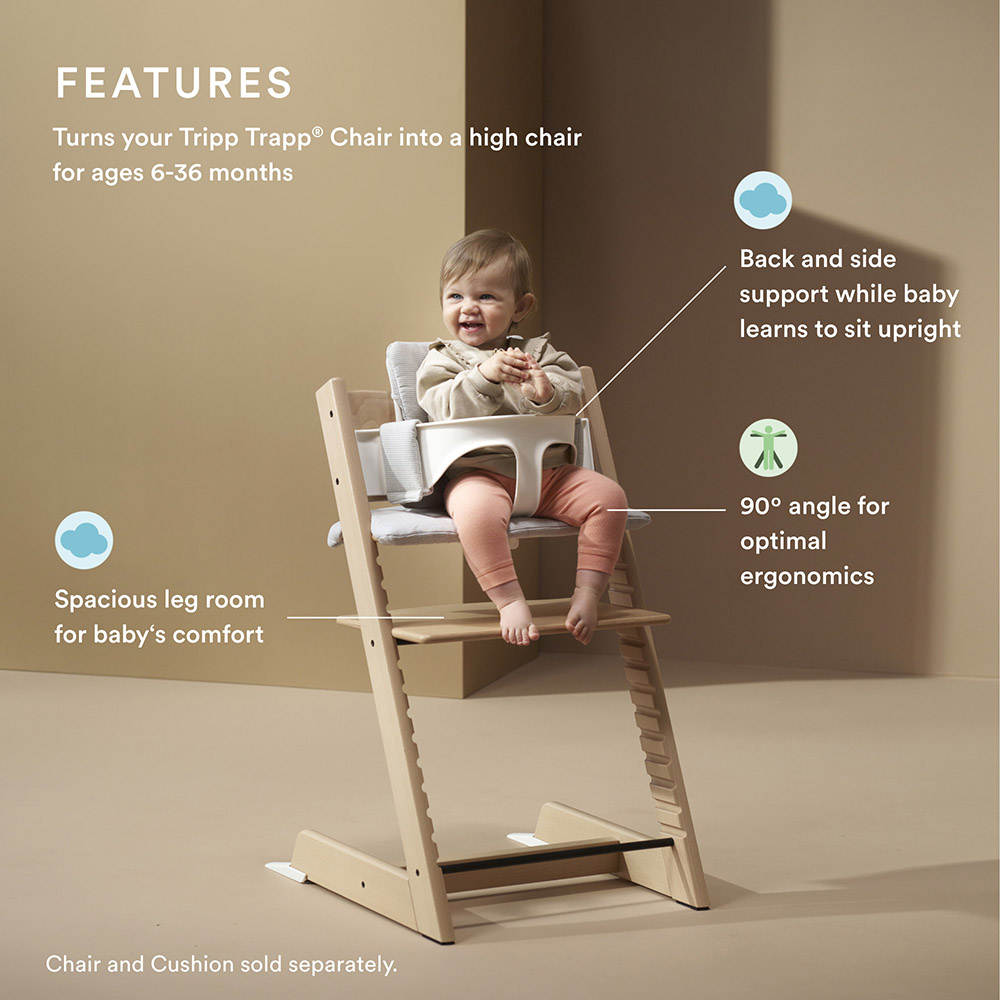 ستوك - مجموعة ملحقات للمواليد لكرسي تريب تراب V2 - رمادي عاصف