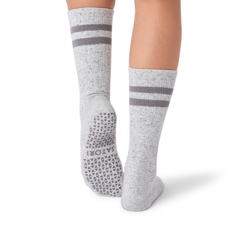 Satori Athletica - Mio Grip Socks - Heather Grey