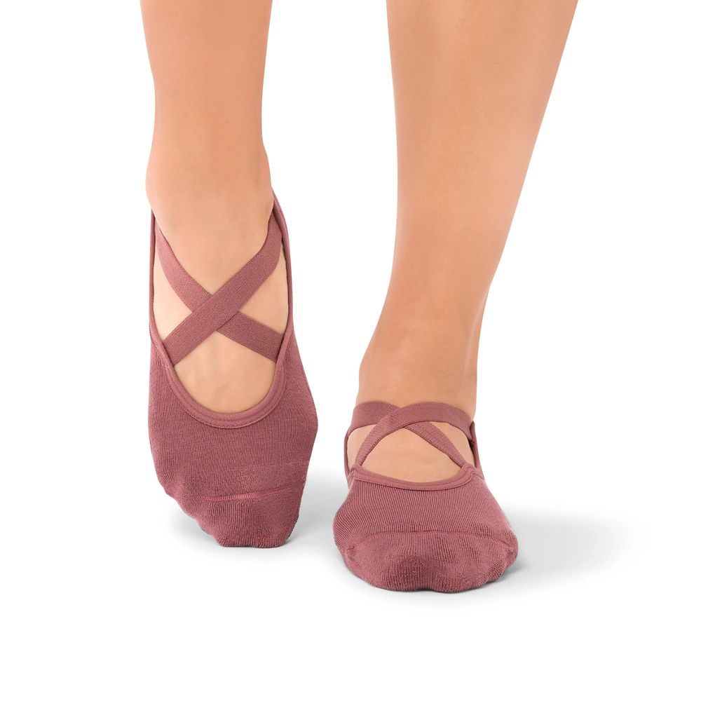 Satori Athletica - Naomi Grip Socks - Acai Berry