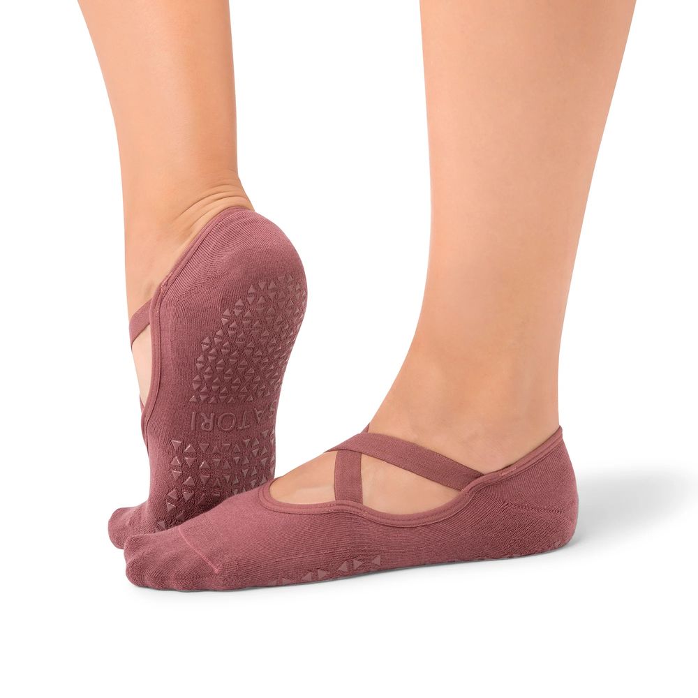 Satori Athletica - Naomi Grip Socks - Acai Berry