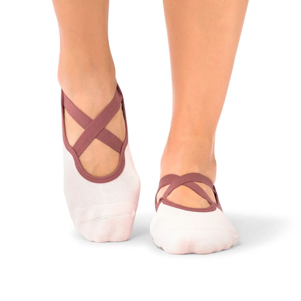 Satori Athletica - Naomi Grip Socks - Acai Berry Ombre