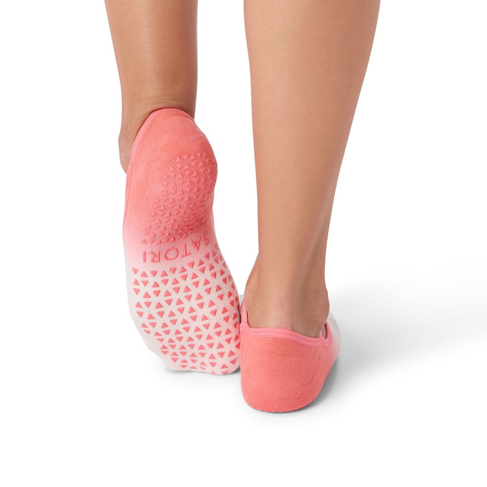 Satori Athletica - Naomi Grip Socks - Coral Ombre