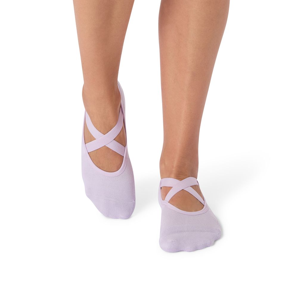 Satori Athletica - Naomi Grip Socks - Wisteria