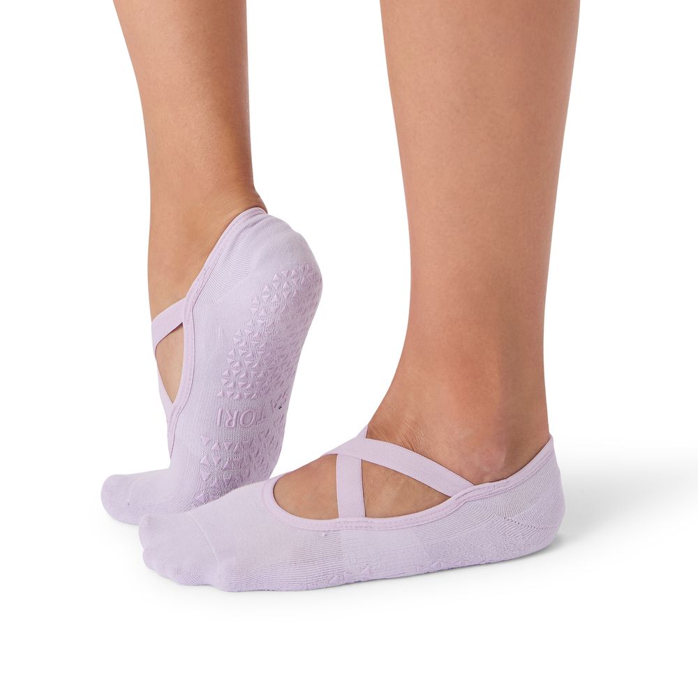 Satori Athletica - Naomi Grip Socks - Wisteria