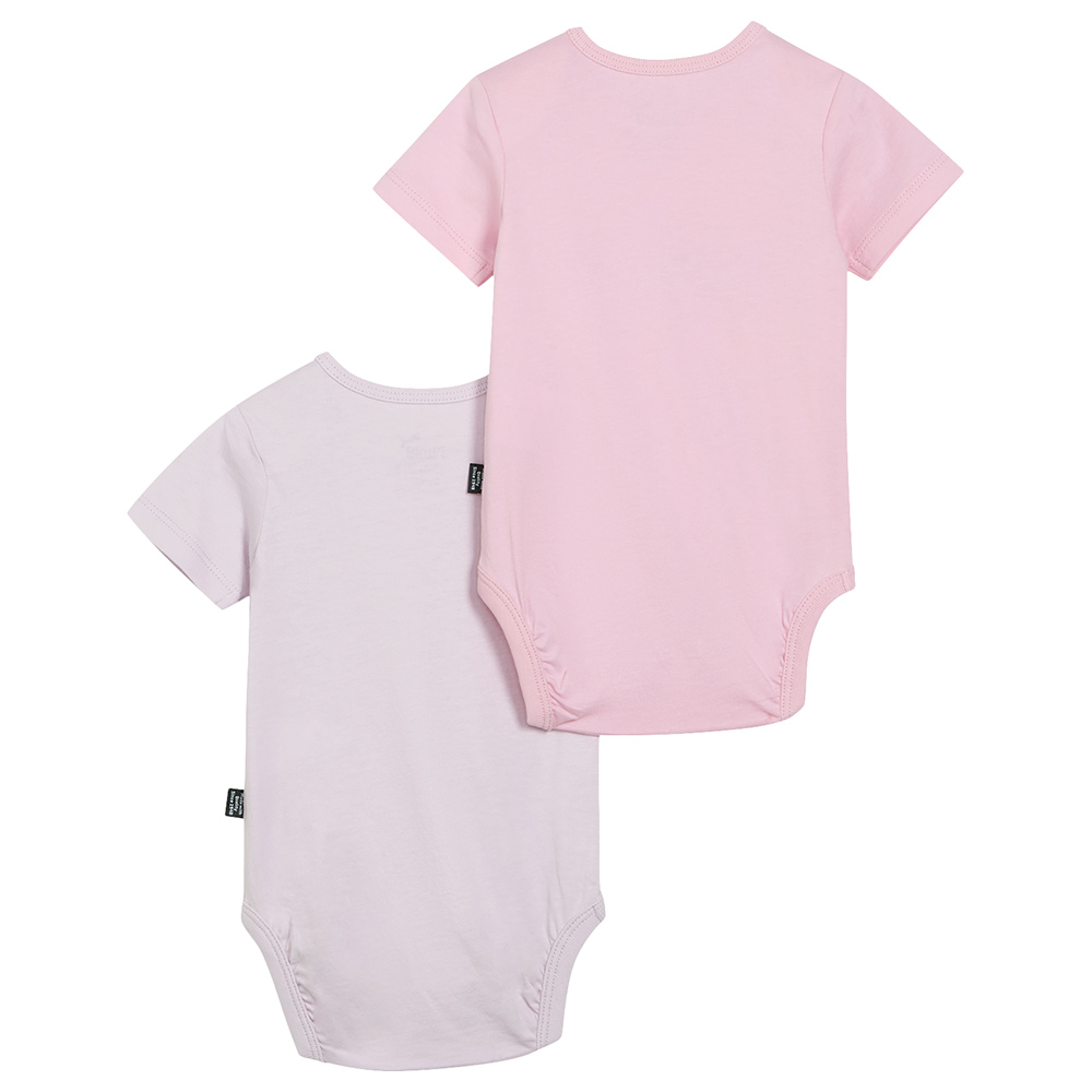 Puma - 2pc-Set - Minicats Newborn Bodysuits - Pink