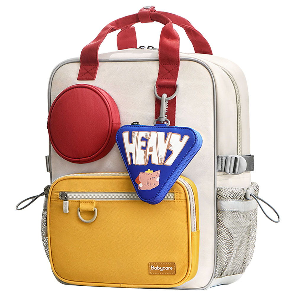 Babycare - ErgoFit Kid's Backpack - White - 15-Inch/38.5cm