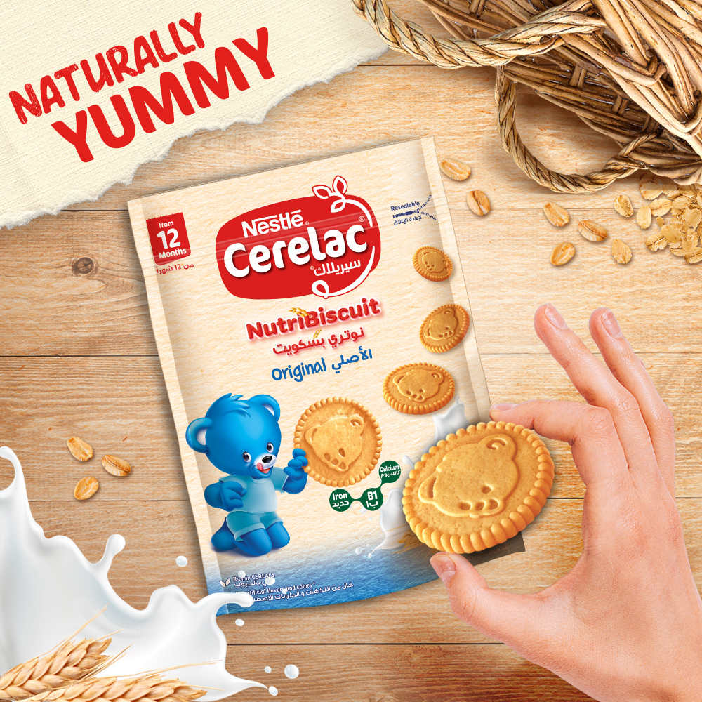 Nestle CERELAC Nutribiscuit Original Bag 180g