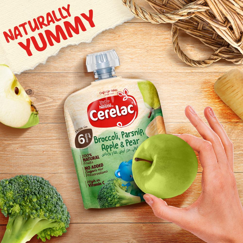 Nestle - Cerelac Fruits & Vegetables Puree Pouch 90g