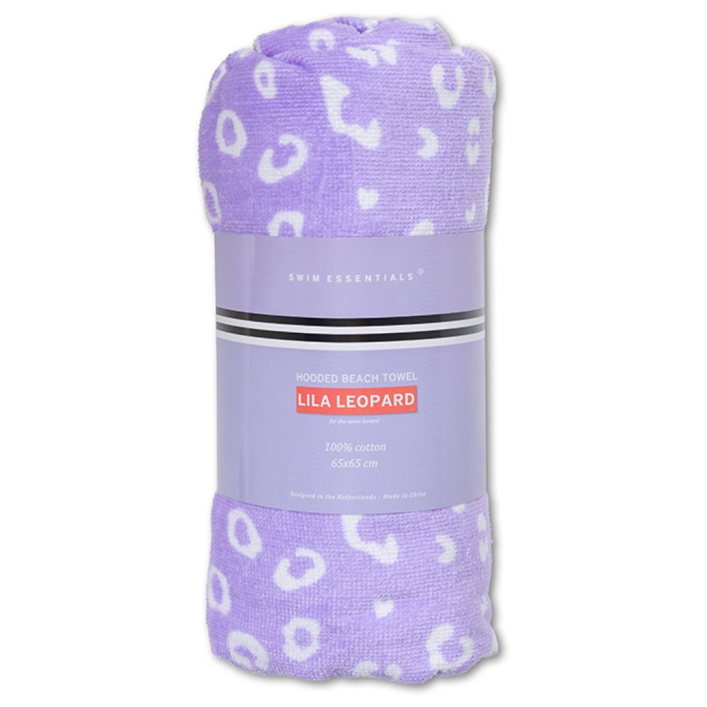 سويم إسينشالز - بونشو - جلد النمر - ليلكي