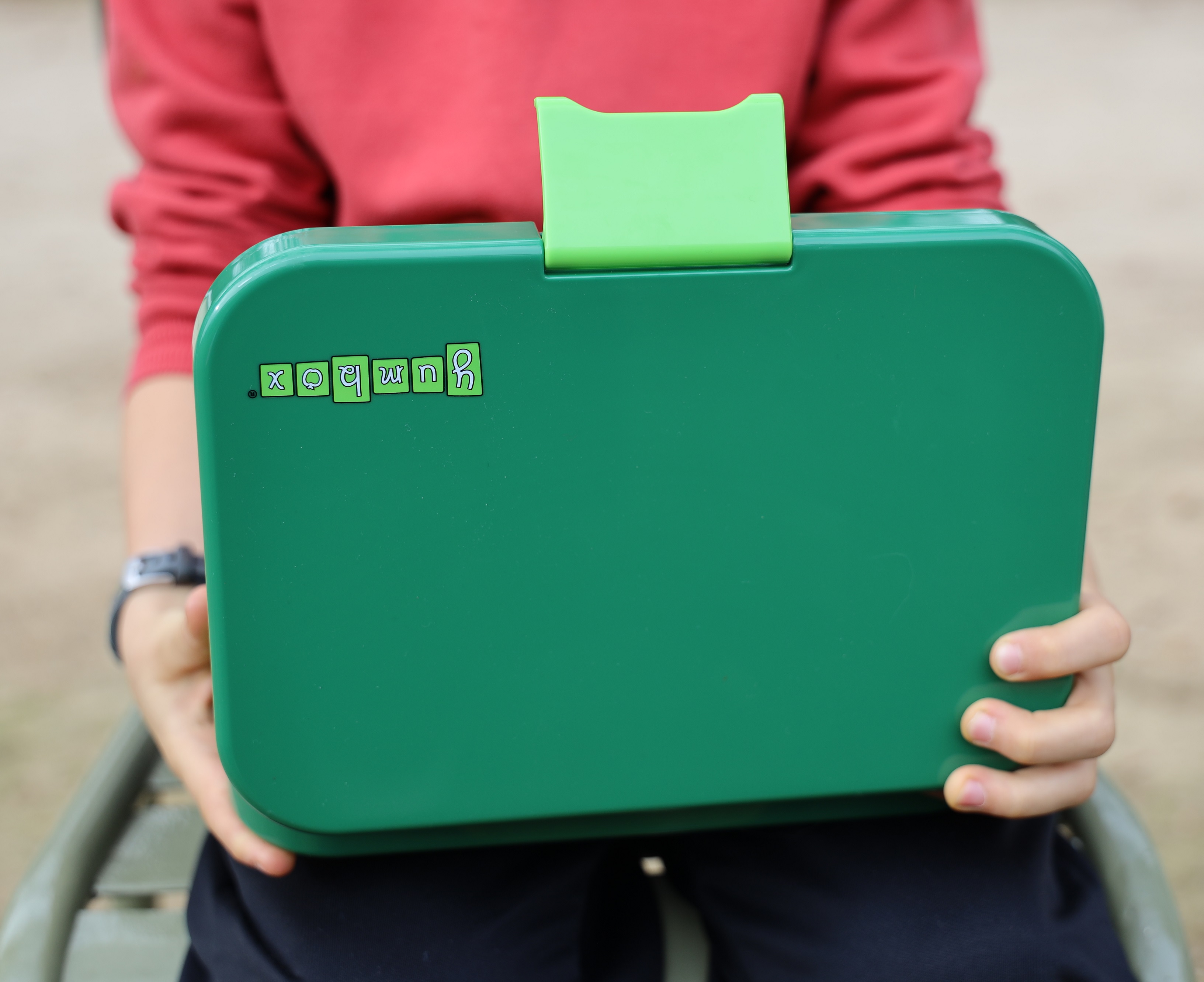 Yumbox - Tapas Palm Green With 5 Compartments - Jungle Tray