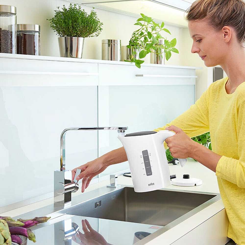Braun PurEase Electric Water Kettle - White - 1.7 L