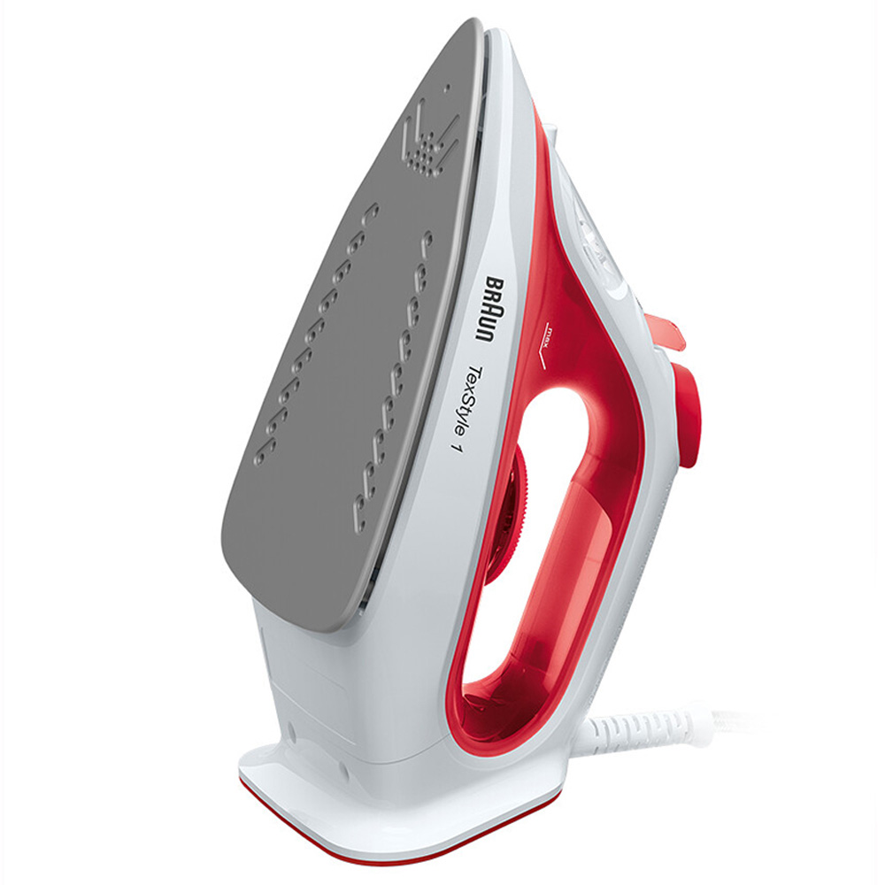 Braun TexStyle 1 Steam Iron - Red/White - 1900 W