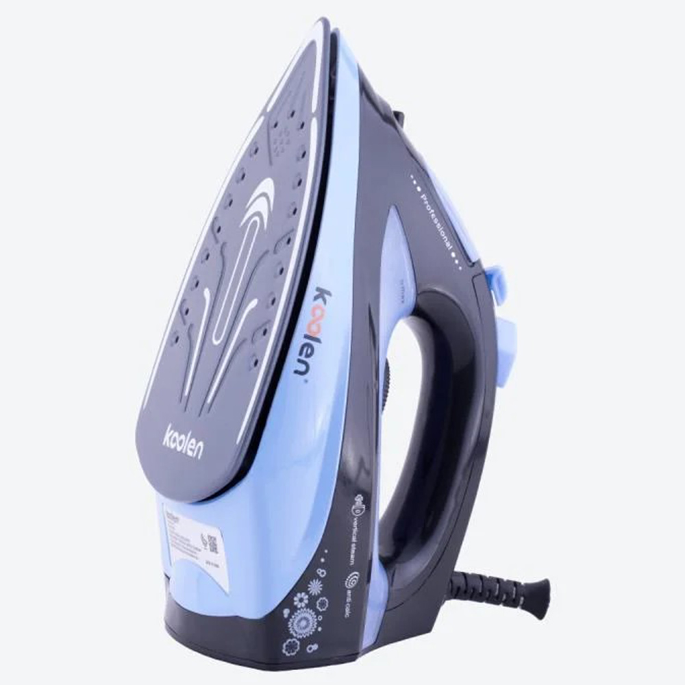 كولين - مكواة بخار كهربائية - أسود وأزرق - 2400 واط