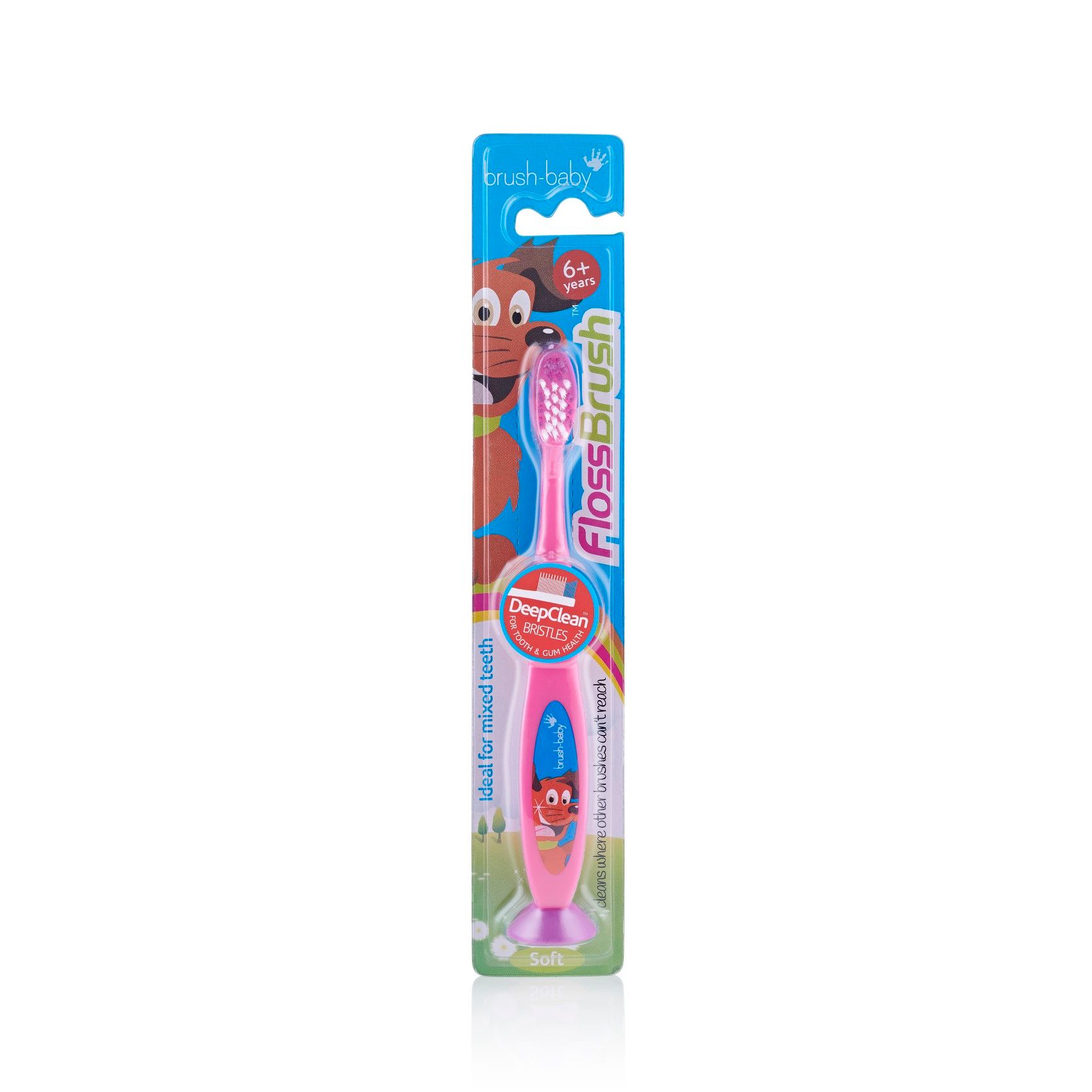 Brush Baby - Floss Brush + Strawberry Toothpaste 50ml