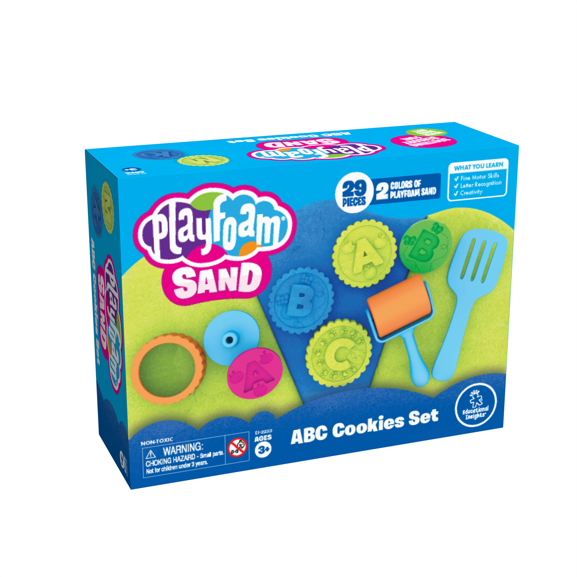 Learning Resources - Educational Insights Playfoam Sand ABC Cookies Play Sand Toy Set