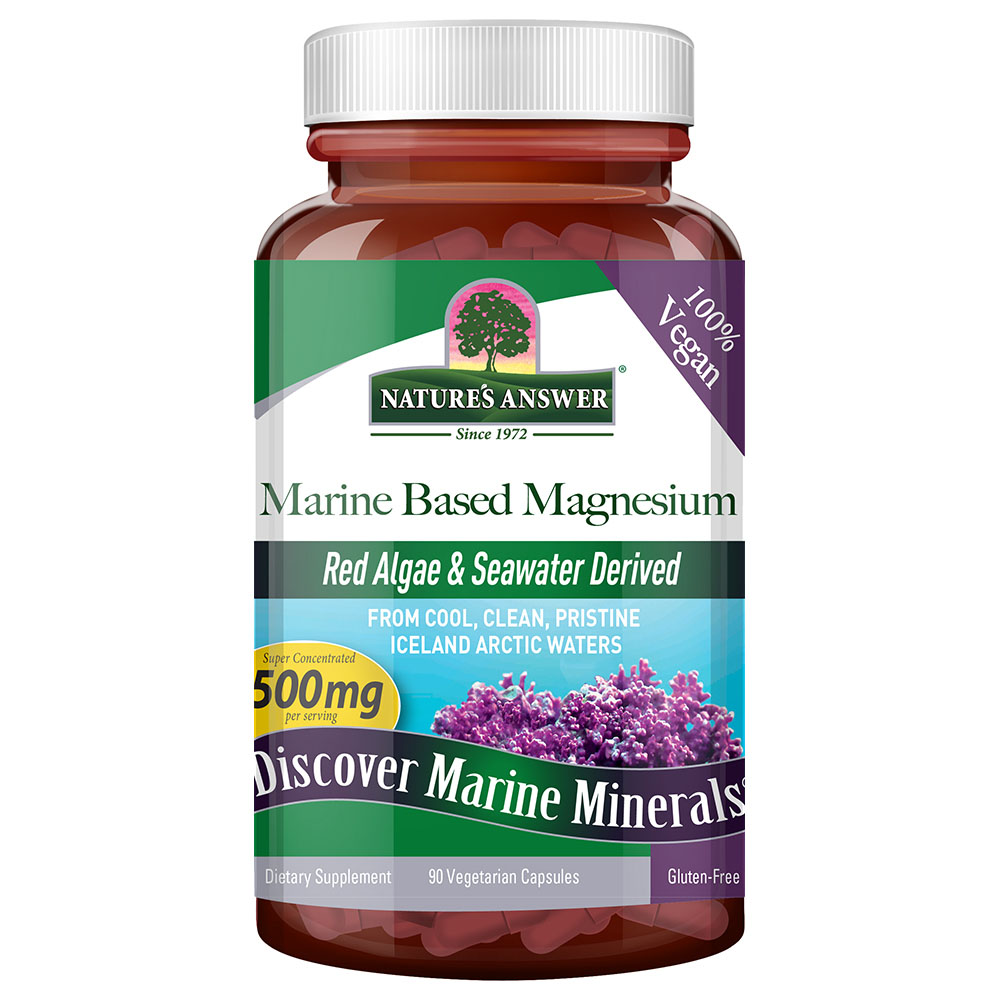 Nature's Answer - Marine Based Magnesium Capsules - 90 Pcs