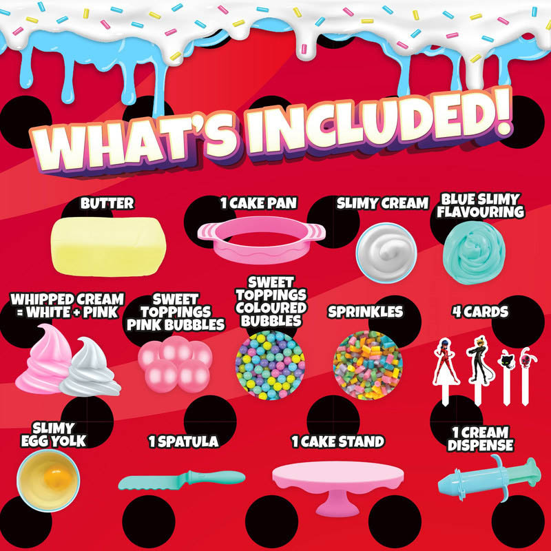 زاج بلاي - مجموعة سبرينكل آند سلايمي - كيك كرييشنز