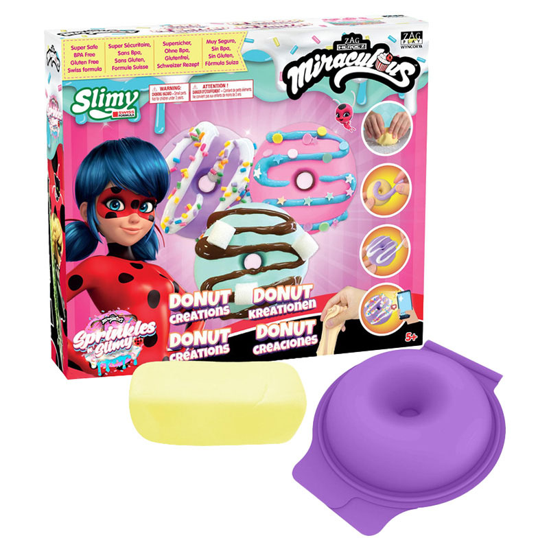 زاج بلاي - مجموعة سبرينكل آند سلايمي - دونات كرييشنز
