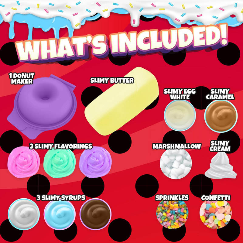 زاج بلاي - مجموعة سبرينكل آند سلايمي - دونات كرييشنز